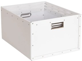 Бели картонени кутии за съхранение в комплект от 3 броя Ture - Bigso Box of Sweden
