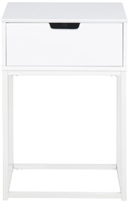 Бяло нощно шкафче Mitra - Actona