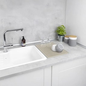 Бежова гумена тавичка за оттичане за съдовете 40x30 cm Maxi – Wenko