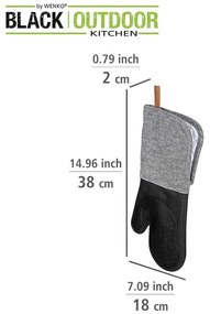 Комплект от 2 кухненски кърпи за съдове Black Outdoor Kitchen Ada - Wenko