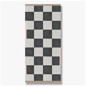 Черно-бял килим подходящ за пране 70x150 cm Square – Mette Ditmer Denmark