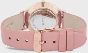 Дамски часовник с розова кожена каишка Le Couronnement - Cluse
