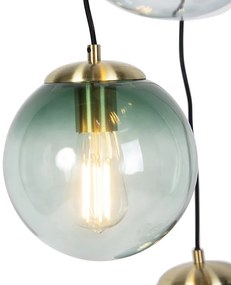 Интелигентен висящ аплик месинг 7-светлини с Wifi ST64 - Pallon