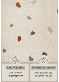 Кремав детски килим 160x235 cm Funny Dots – Hanse Home