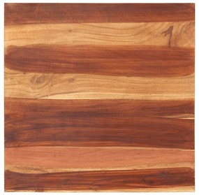 285995 vidaXL Плот за маса, акациево дърво масив, 25-27 мм, 70x70 cм