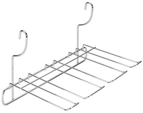 Висящ държач за чаши от хромирана стомана в сребристо Lonardo – Metaltex