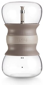 Светлокафяв стъклен чайник с цедка 500 ml – Lékué