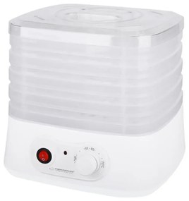 Сушилня за плодове и зеленчуци Esperanza EKD004, 250W, 5 нива, Подходяща за гъби,месо и билки, Бял