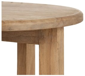 Кръгла странична масичка от масив от минди ø 40 cm Dala – Ixia