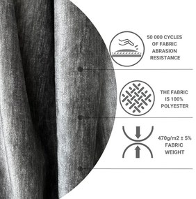 Сиво боксспринг легло с място за съхранение 160x200 cm Yoko – Maison de Rêve