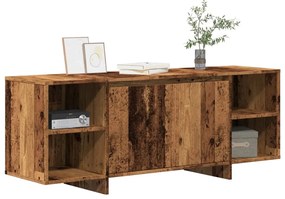 856788 vidaXL ТВ шкаф, старо дърво, 130x35x50 см, инженерно дърво