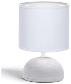 Aigostar - Настолна лампа 1xE14/40W/230V сива/бяла