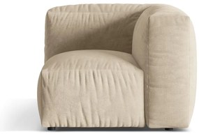 Бежов кадифен модул за диван (променлив) Martina – Micadoni