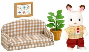 Фигурки на Герои Sylvanian Families Papa Rabbit Chocolate and Living Room