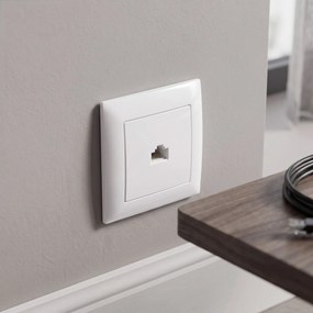Розетка RJ45 OSTE JNH010-S WHITE