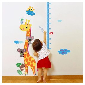 Детски стикер - лента за врата или стена 60x120 cm Giraffe &amp; Koalas – Ambiance