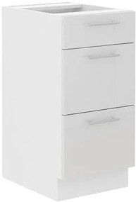 Подов шкаф Lyona 40 D 3S BB-Leuko