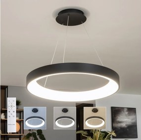 Brilagi - LED полилей с възможност за димиране на кабел FALCON II LED/99W/230V Ø 60 см черен + ДУ