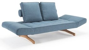 Светлосиня лежанка Innovation Ghia Chrome Mixed Dance Light Blue