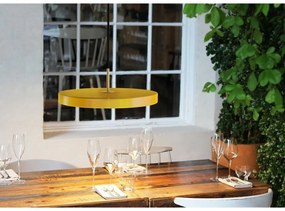 Жълта висяща лампа VITA Copenhagen Asteria, Ø 43 cm