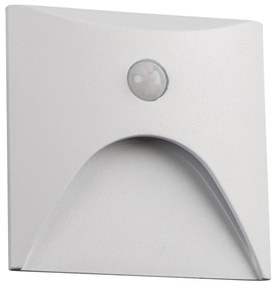 Kanlux 39129 - LED осветително тяло за стъпала с вграден сензор EXIN 2,5W/230V 3000K IP65 бяло hr.