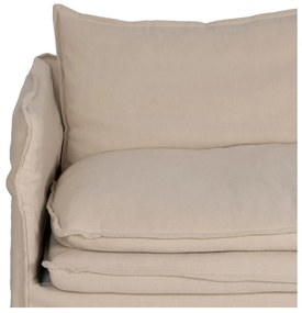 Кремав ленен диван 210 cm – Ixia