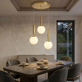 ВИСЯЩА ТАВАННА ЛАМПА G179-3CP GOLD