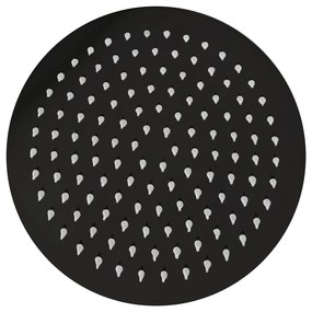 Дъждов душ Rea Black Matt 25cm