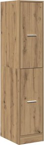 855177 vidaXL Аптекарски шкаф, занаятчийски дъб, 30x41x144,5 см, инженерно дърво
