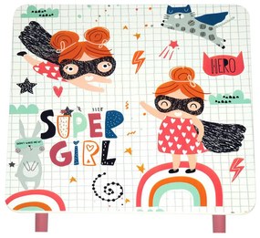 GINGER HOME К-кт дървена маса с 2 столчета SUPER GIRL