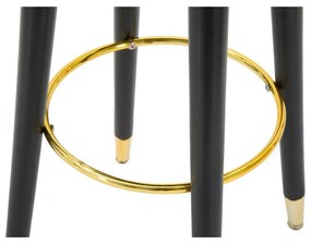 Тюркоазен тапициран бар стол (височина на седалката 74 cm) Paris – Mauro Ferretti