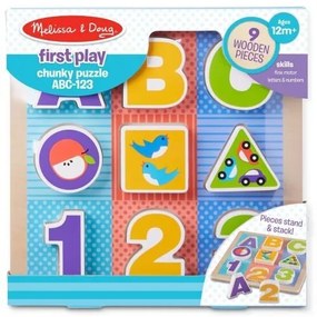 Дървен пъзел ABC Chunky - Melissa and Doug