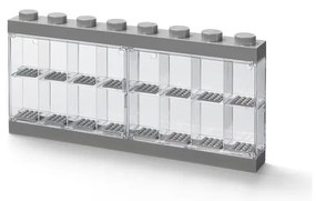 Сив колекционерски шкаф за 16 минифигури - LEGO®