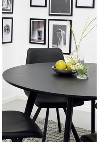 Черна маса за хранене , ∅ 115 cm YuRAi - Rowico