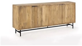 Скрин от масивно манго в естествен цвят 190x85x40 cm Mundra – MOME