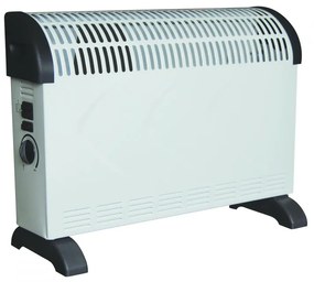 Конвектор за под ELITE CH-1391, 2000W, 22 м2, Турбо вентилатор, 3 степени, Регулируем термостат, Бял