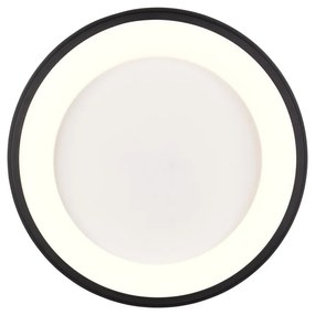 Черно LED затъмняващо се осветително тяло за таван Cardona – Trio