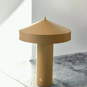 Метална настолна лампа в цвят жълта охра (височина 41 cm) Hatto – OYOY Living Design