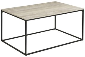 Черна/бежова масичка за кафе от декор от камък 60x90 cm Vita – House Nordic
