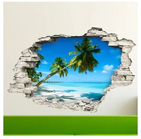 Стикер Пейзаж на плажа, 60 x 90 cm - Ambiance