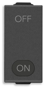 VIMAR 09016.CM Ключ 2P 20AX символ ON/OFF 250V 1М Черен NEVE UP