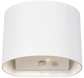 LED стенно външно осветително тяло с USB със сензор за движение (височина 10 cm) Genie – Trio