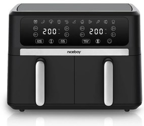 Niceboy AirFryer DUO - Дуална горещовъздушна фритюрница 9 l 2400W/230V
