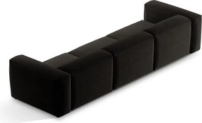 Черен диван 364 cm Bergamo – Cosmopolitan Design