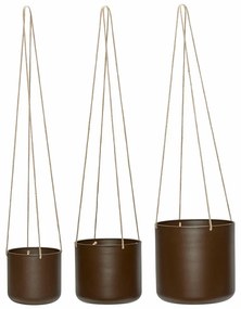 Метални висящи и стенни покрития за кашпи в комплект 3 бр. ø 25 cm Bloom – Hübsch