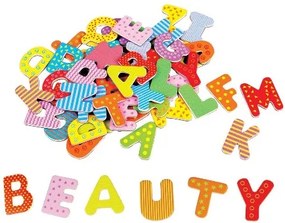 Lelin Toys - Дървени магнити - Английска азбука