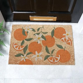 Изтривалка от кокосови влакна 40x60 cm Orange – Artsy Doormats