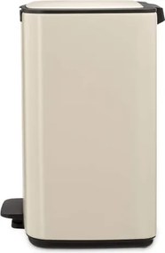 Кош за боклук Brabantia Bo Pedal 1010123, 12 л, Леко затваряне, Противоплъзгаща основа, Бежов