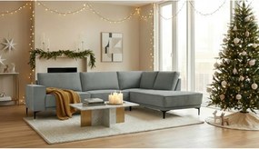 Тъмносив ъглов диван (десен ъгъл) Copenhagen – Scandic