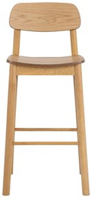 Бар стол в естествен цвят (височина на седалката 74 cm) Barlow – Actona